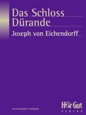 cover image of Das Schloss Dürande